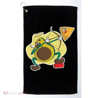 Avocado Cupid Golf Towel