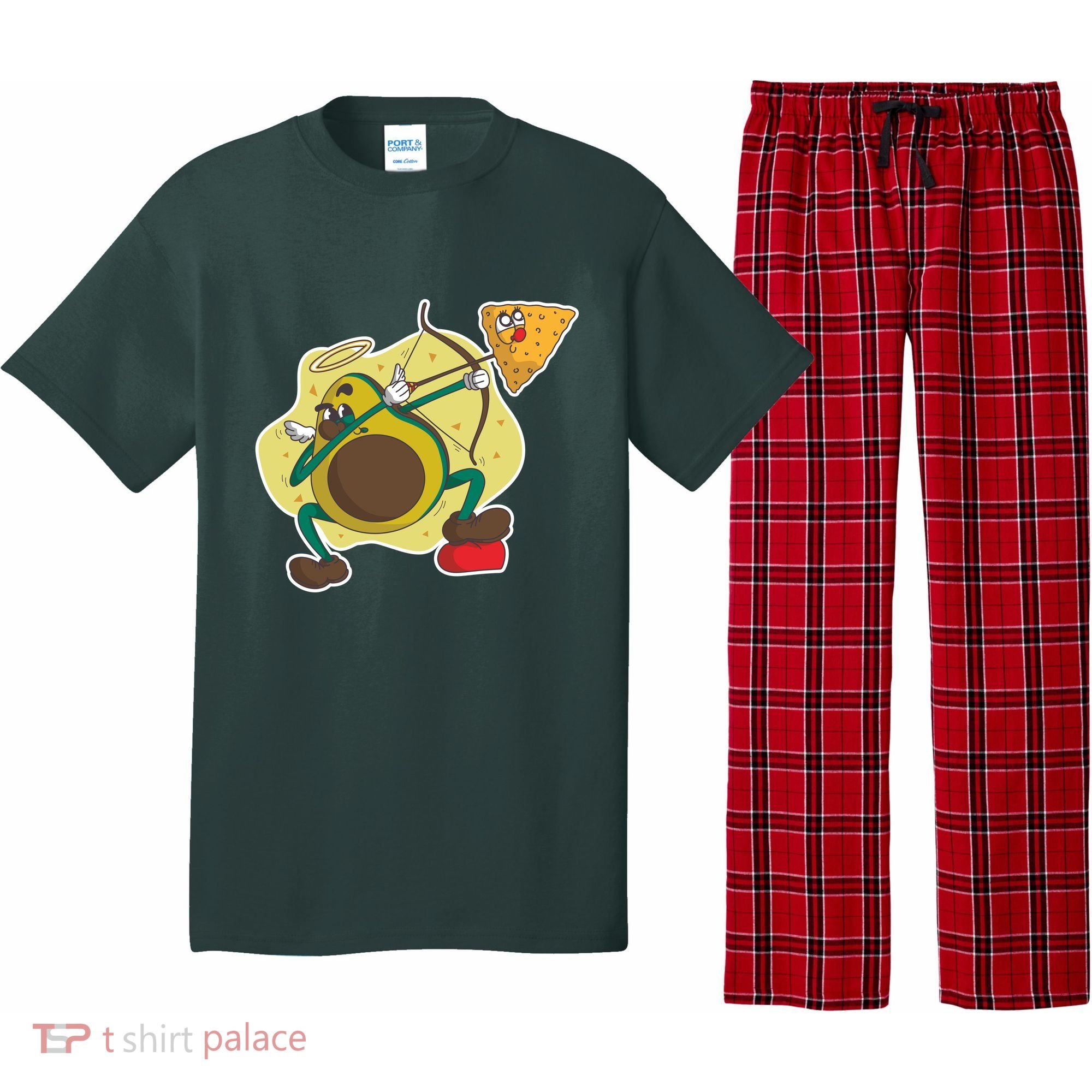 Avocado Cupid Pajama Set
