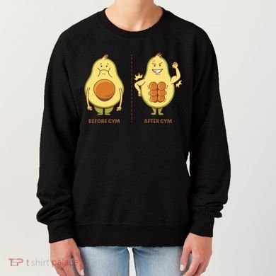 Avocado Gym Abs Women's Sweatshirt