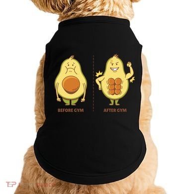 Avocado Gym Abs Doggie Tank