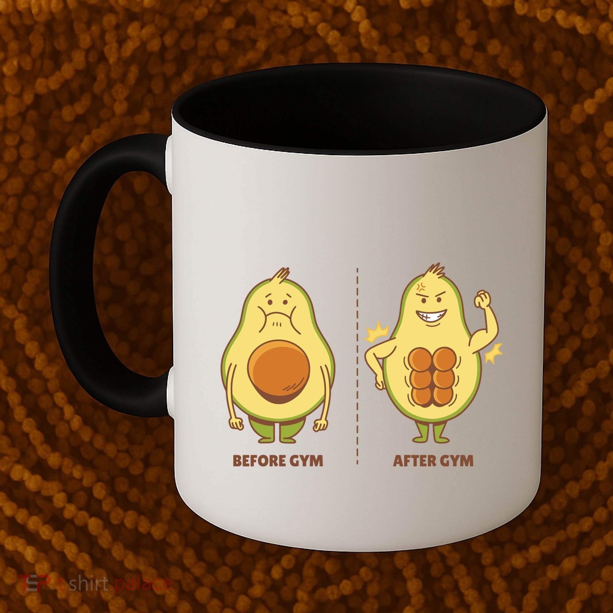 Avocado Gym Abs Coffee Mug