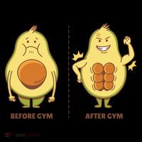 Avocado Gym Abs Women's Hoodie thumb 2