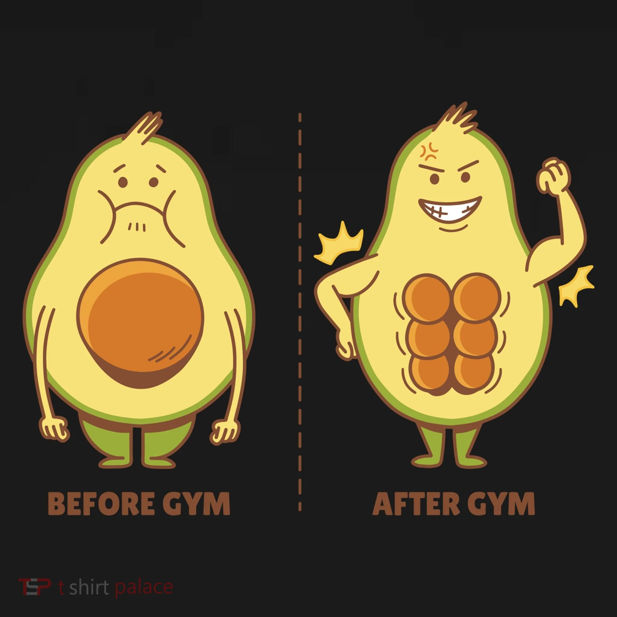 Avocado Gym Abs Women's Tank Top