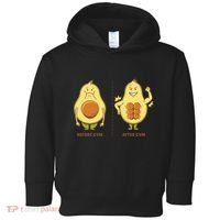 Avocado Gym Abs Toddler Hoodie thumb 0
