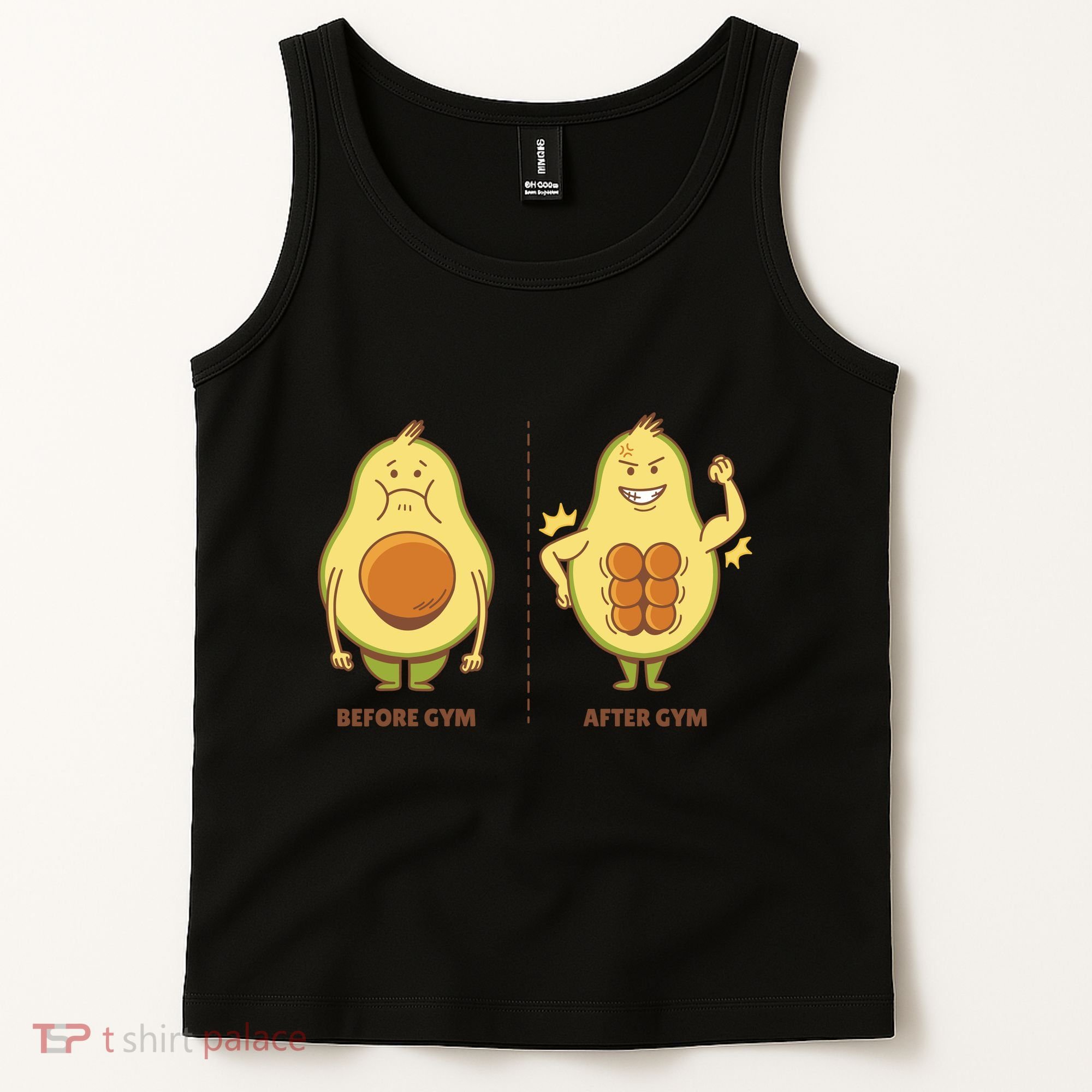 Avocado Gym Abs Tank Top
