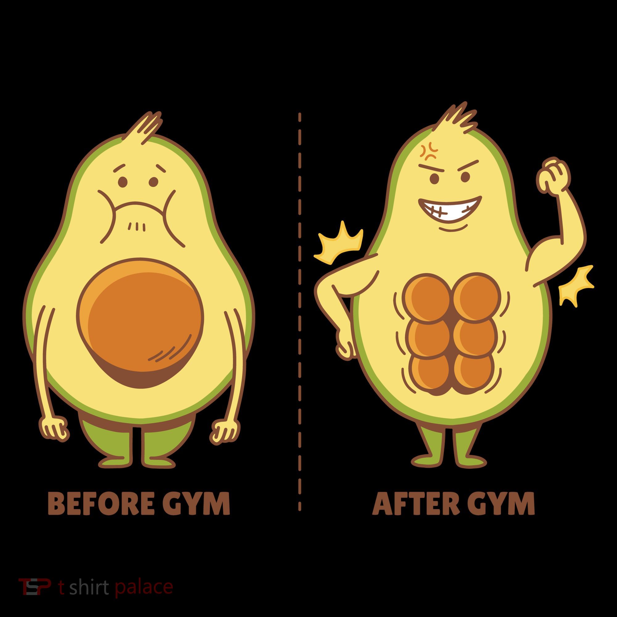 Avocado Gym Abs Tank Top