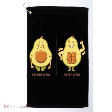 Avocado Gym Abs Golf Towel
