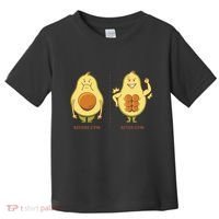Avocado Gym Abs Toddler T-Shirt thumb 0