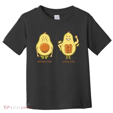 Avocado Gym Abs Toddler T-Shirt