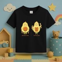 Avocado Gym Abs Toddler T-Shirt thumb 3