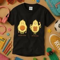 Avocado Gym Abs Kids T-Shirt thumb 3
