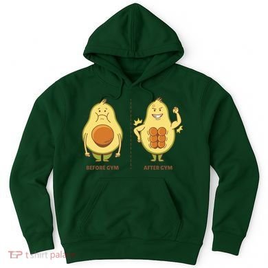 Avocado Gym Abs Hoodie