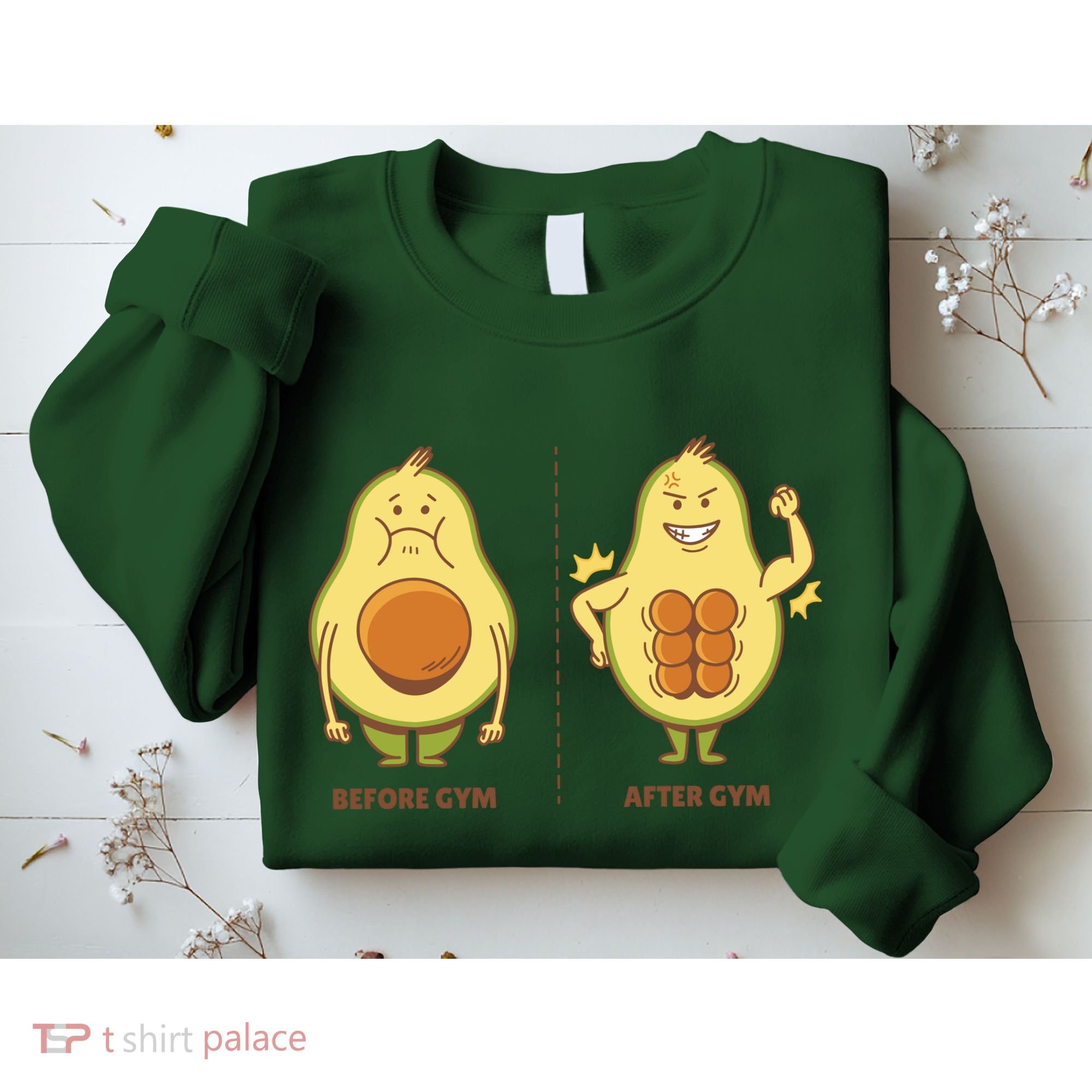 Avocado Gym Abs Sweatshirt
