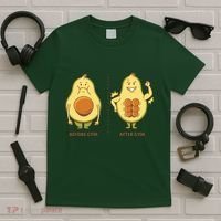 Avocado Gym Abs T-Shirt thumb 5