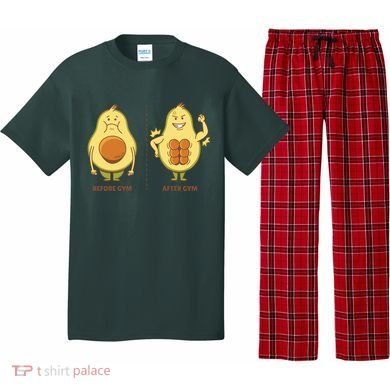 Avocado Gym Abs Pajama Set