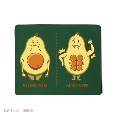 Avocado Gym Abs Mousepad