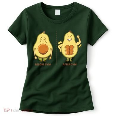 Avocado Gym Abs Women's T-Shirt