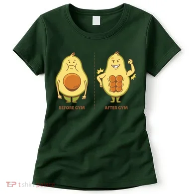 Avocado Gym Abs Women's T-Shirt