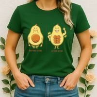 Avocado Gym Abs Women's T-Shirt thumb 2