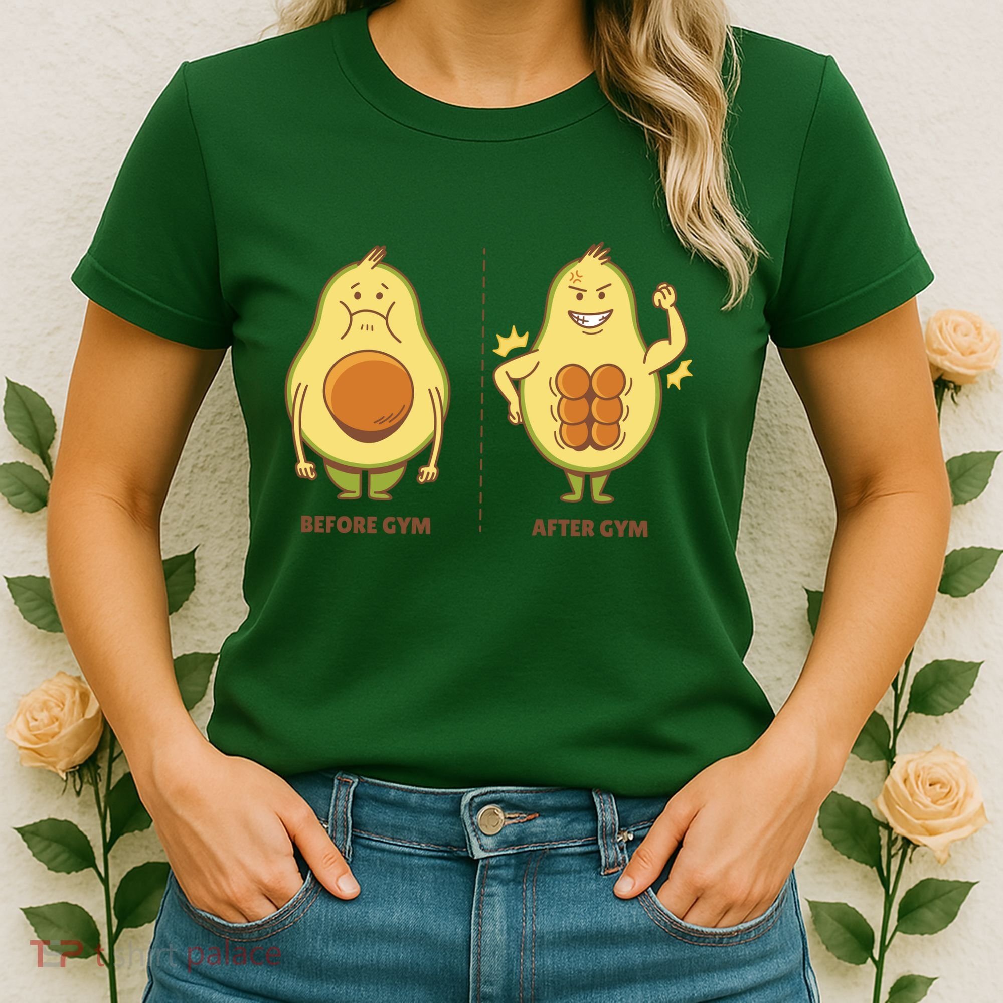Avocado Gym Abs Women's T-Shirt