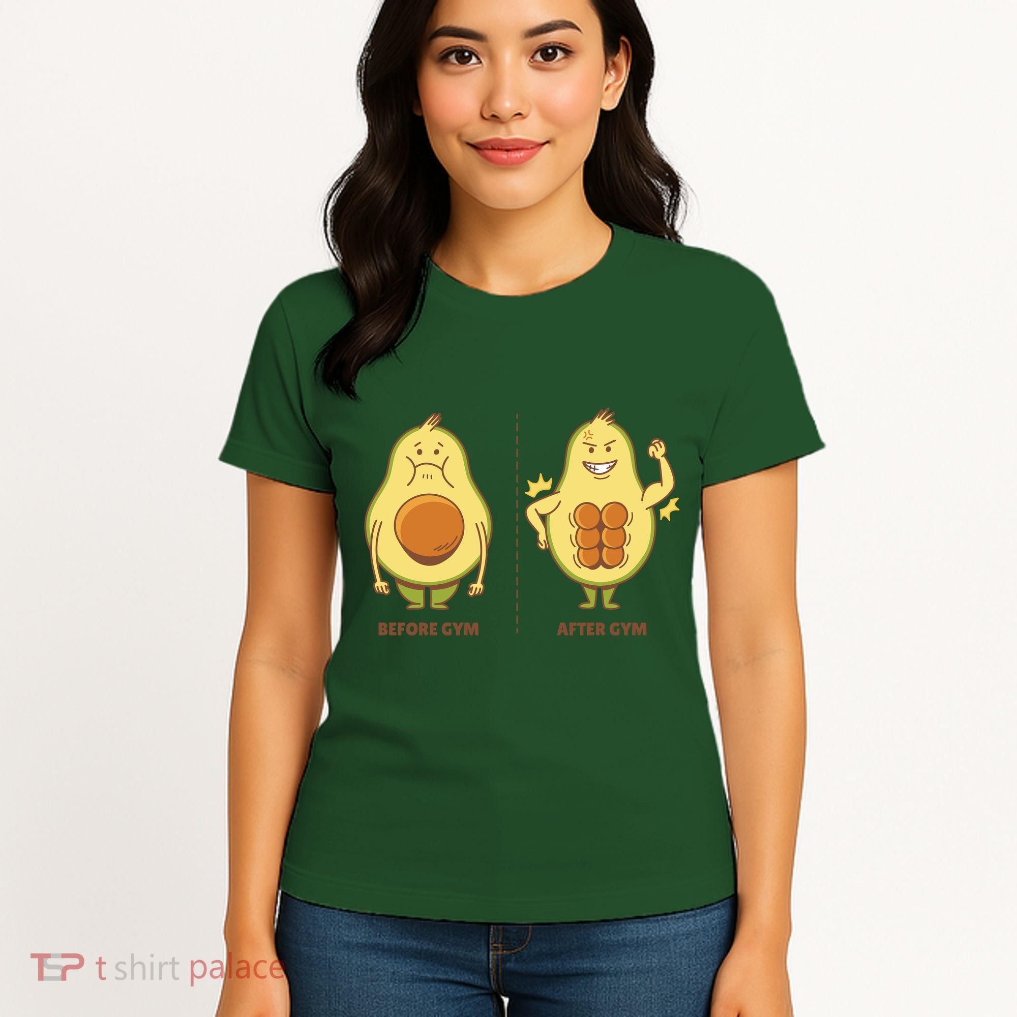 Avocado Gym Abs Women's T-Shirt