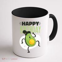 Avocado Happy Birthday Coffee Mug thumb 1