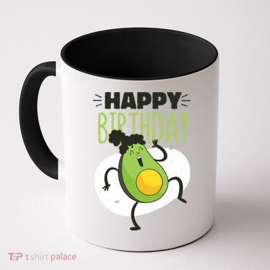 Avocado Happy Birthday Coffee Mug