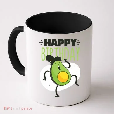 Avocado Happy Birthday Coffee Mug