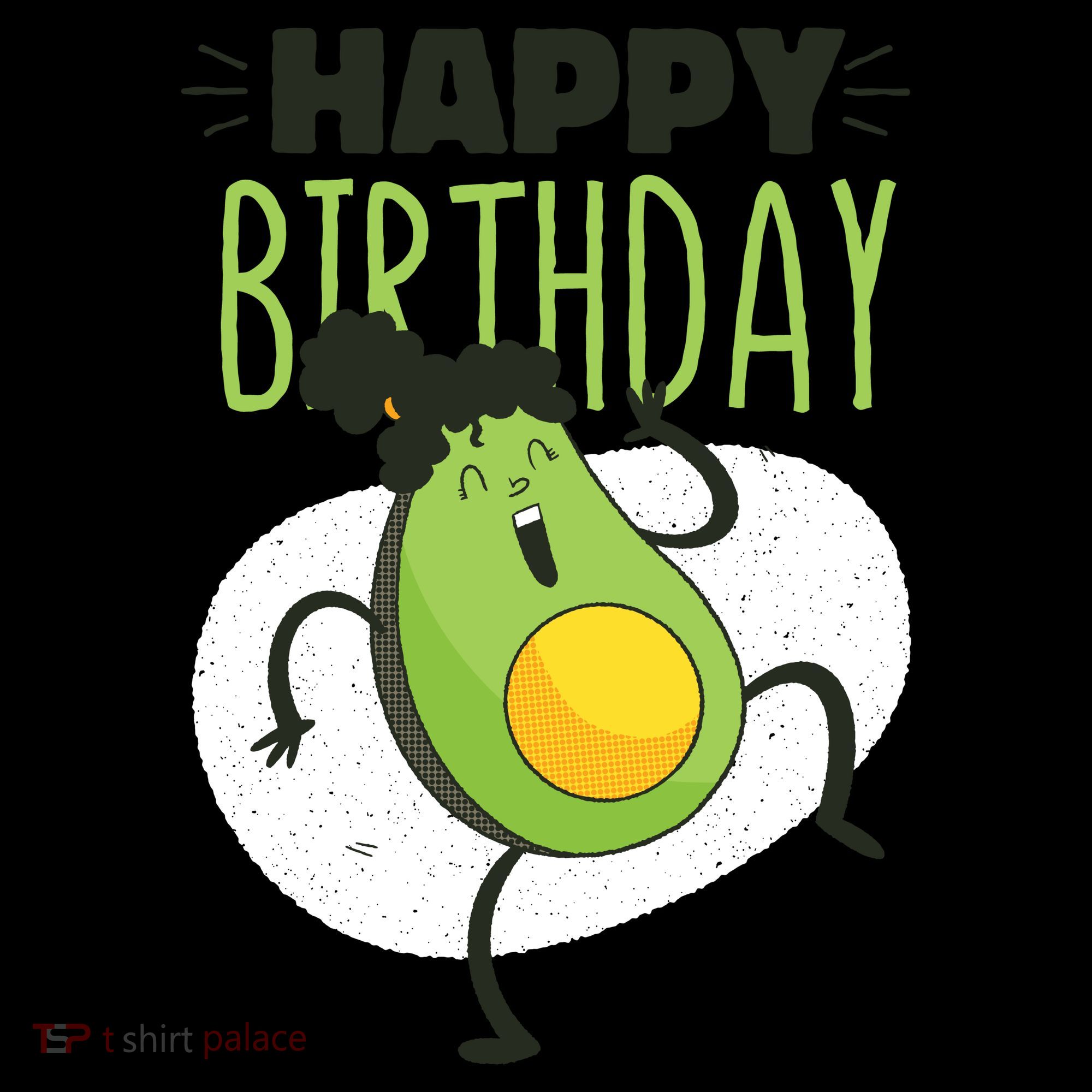 Avocado Happy Birthday Coffee Mug