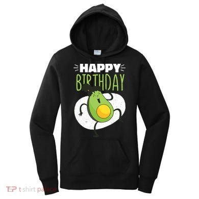 Avocado Happy Birthday Women's Hoodie