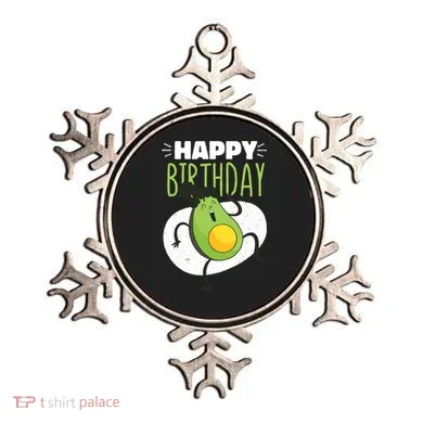 Avocado Happy Birthday Ornament