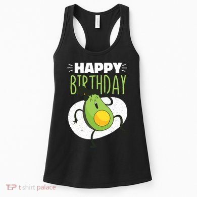 Avocado Happy Birthday Women's Tank Top