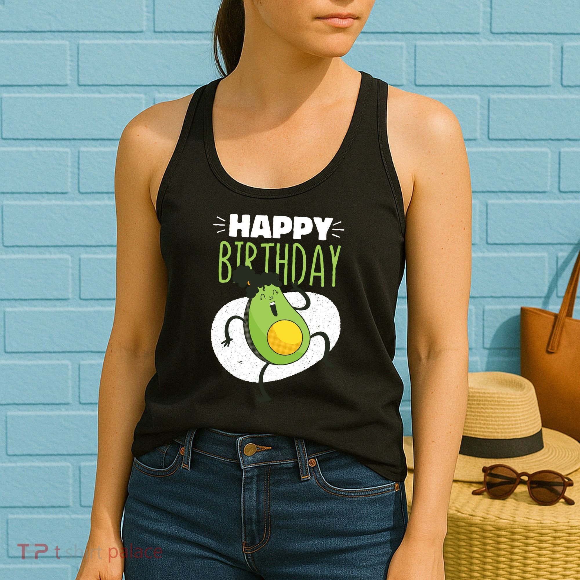 Avocado Happy Birthday Women's Tank Top