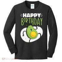 Avocado Happy Birthday Kids Long Sleeve Shirt thumb 0