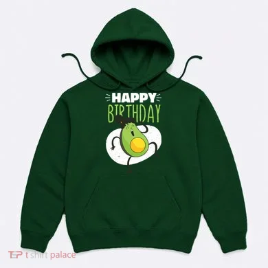 Avocado Happy Birthday Hoodie