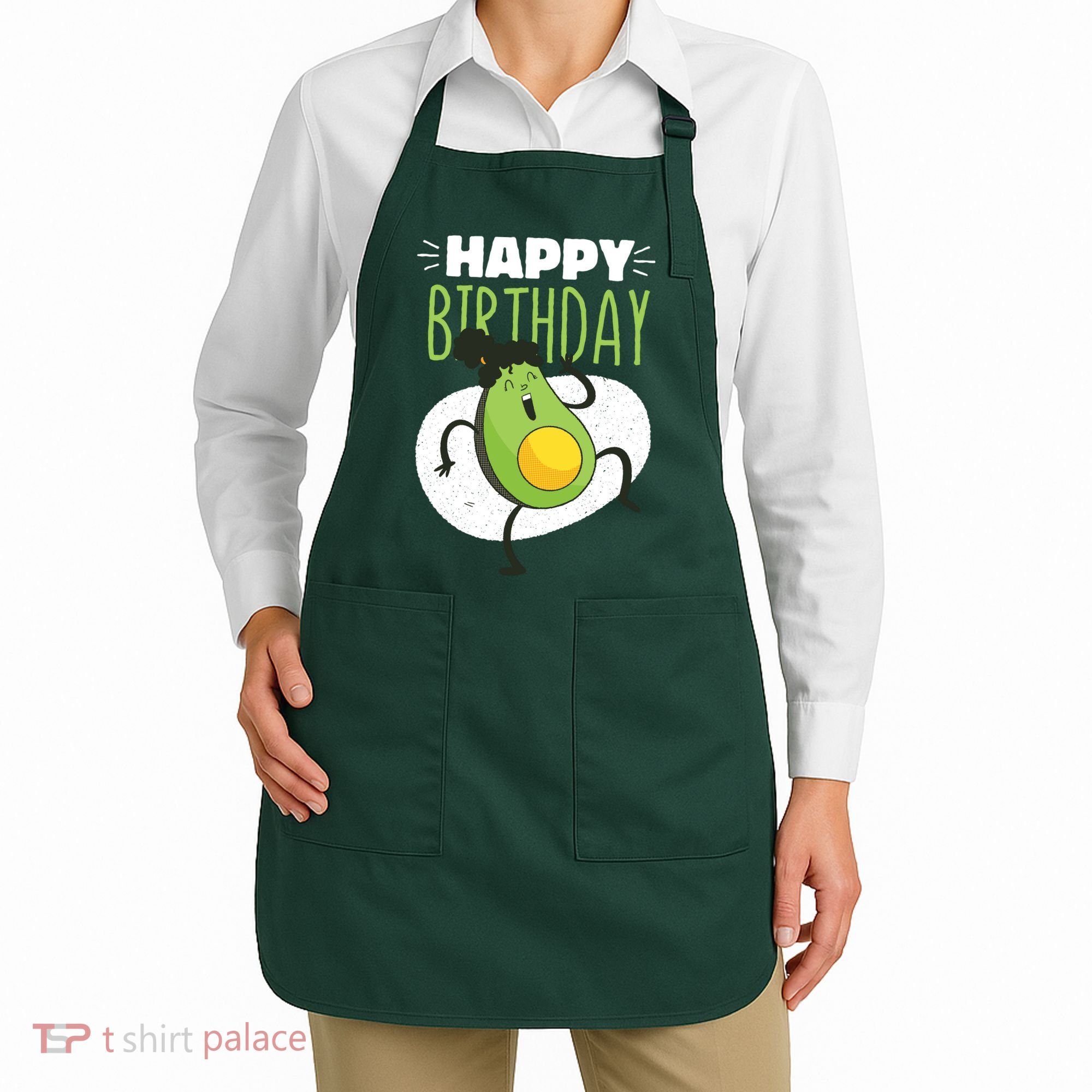 Avocado Happy Birthday Apron