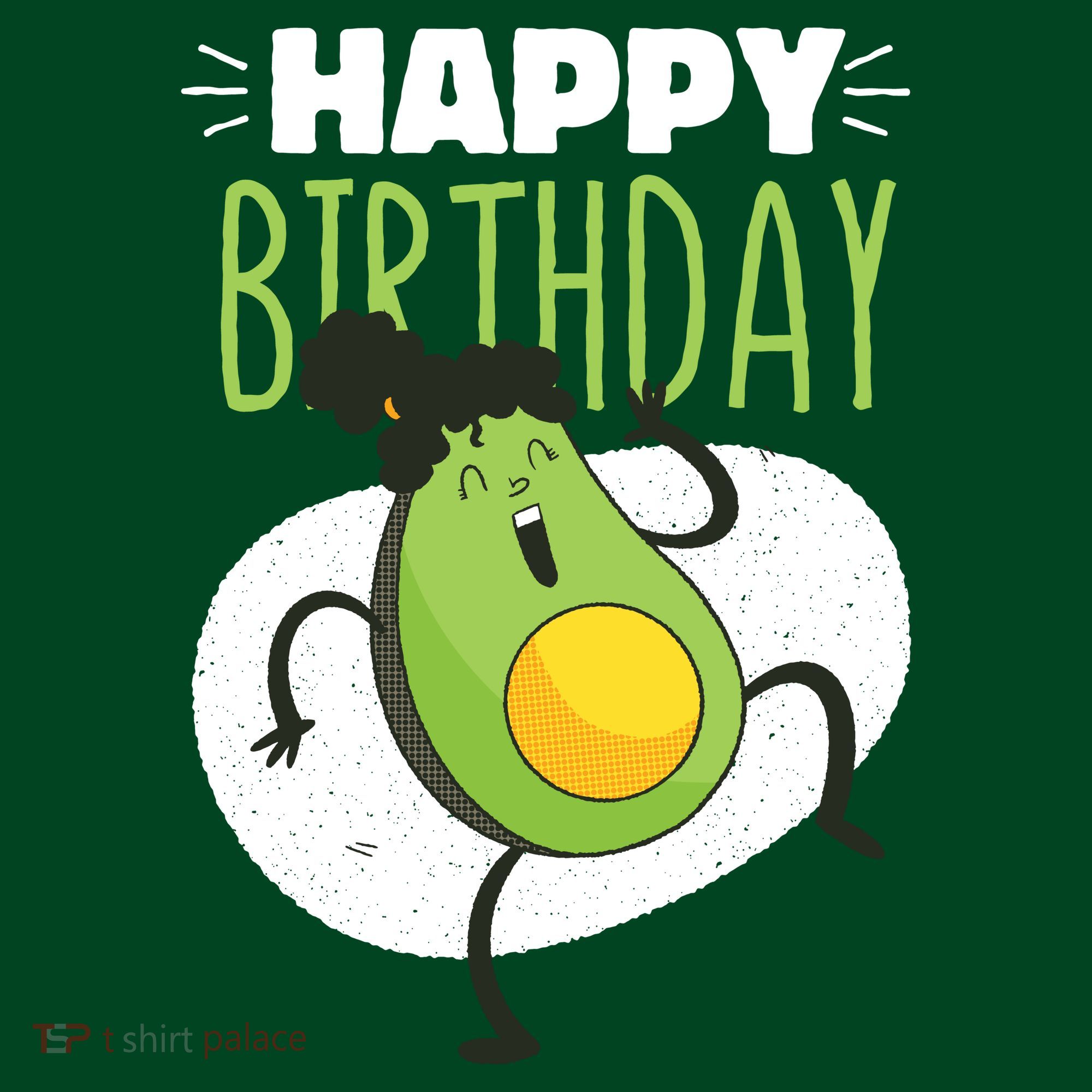Avocado Happy Birthday Apron