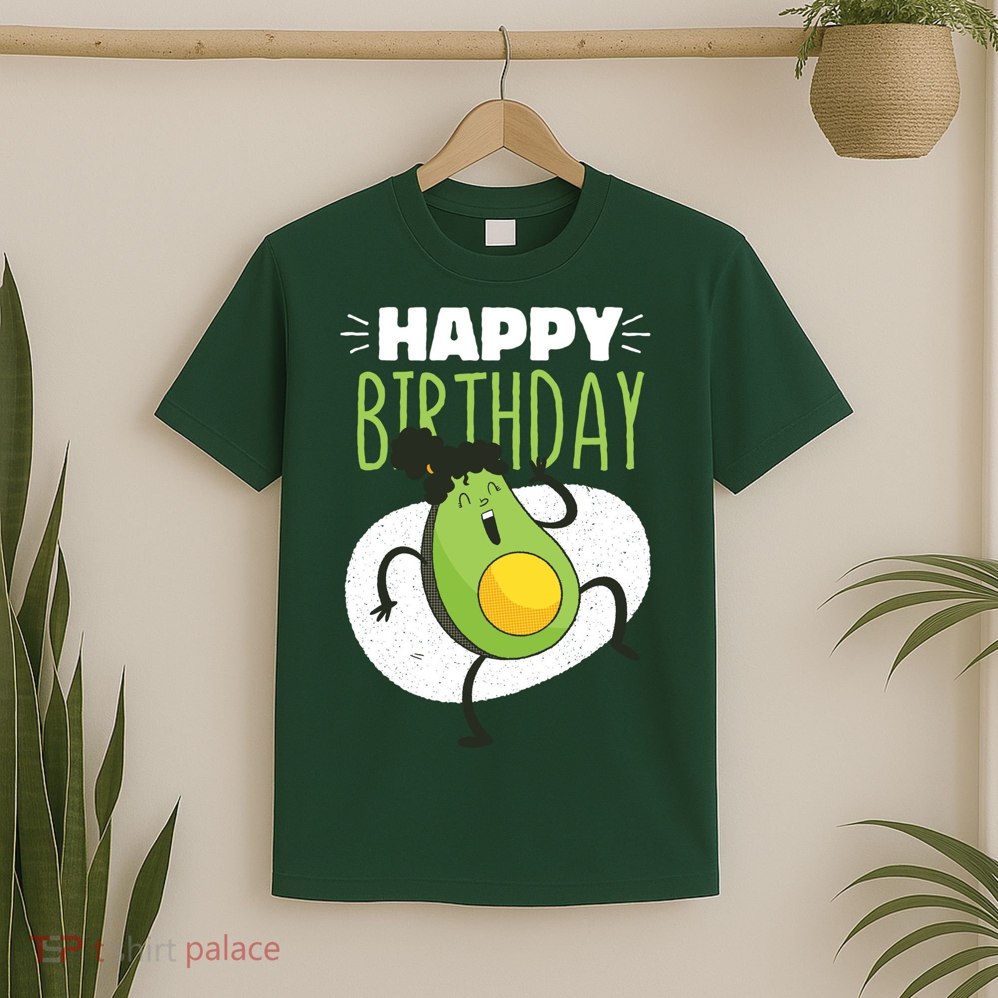 Avocado Happy Birthday T-Shirt