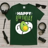 Avocado Happy Birthday T-Shirt thumb 5