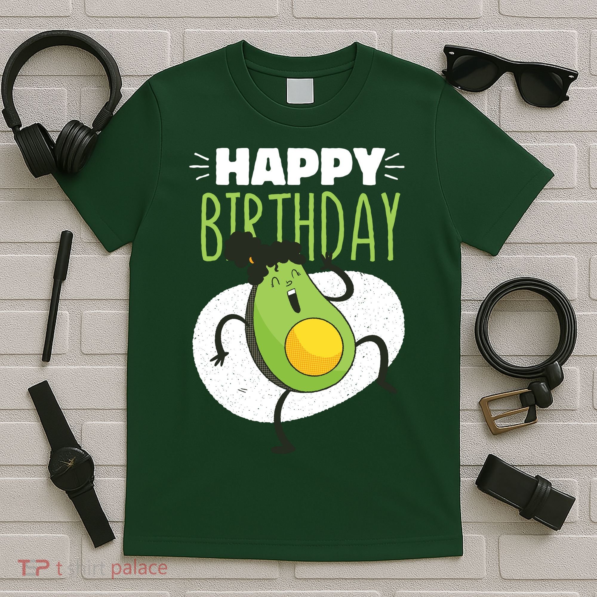 Avocado Happy Birthday T-Shirt