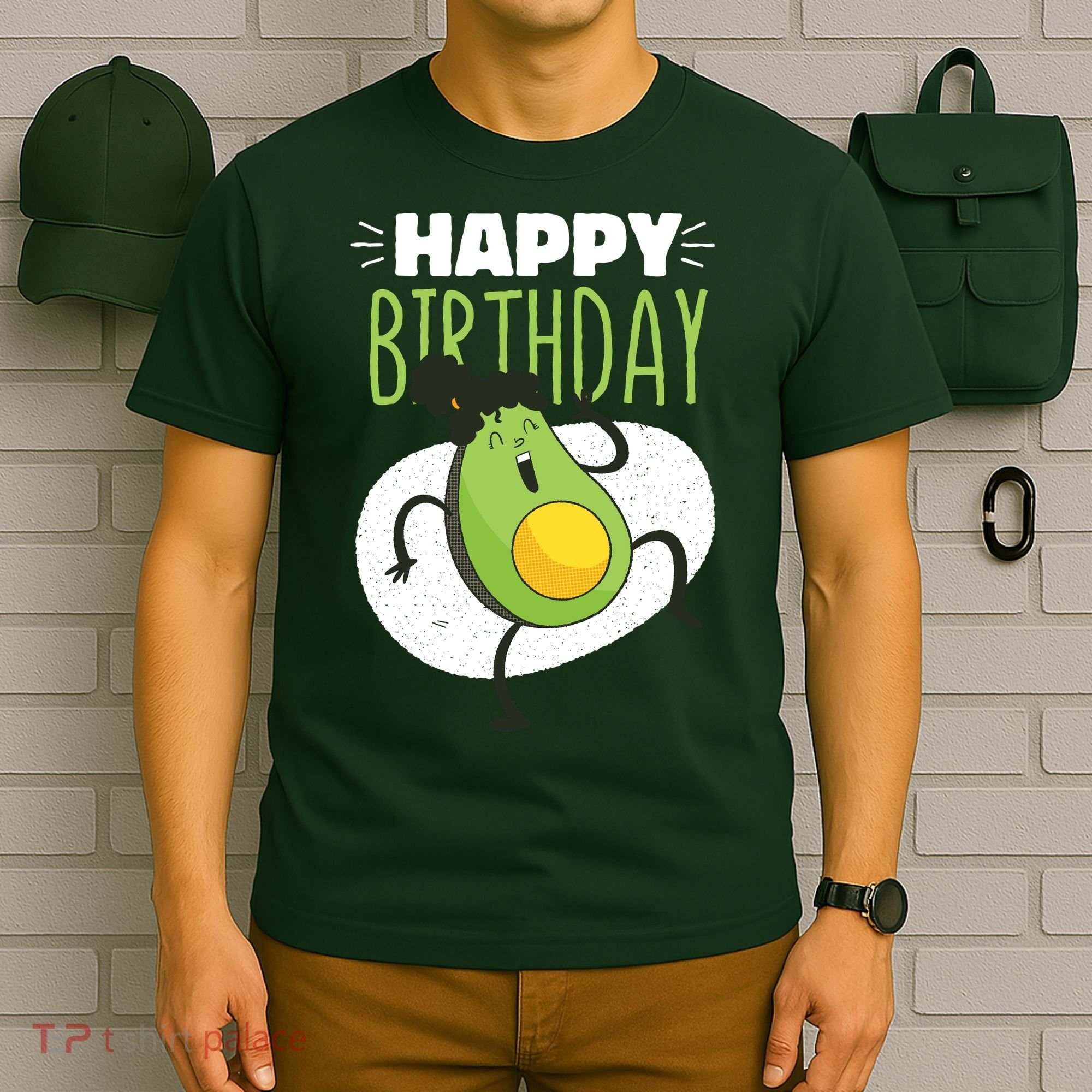 Avocado Happy Birthday T-Shirt