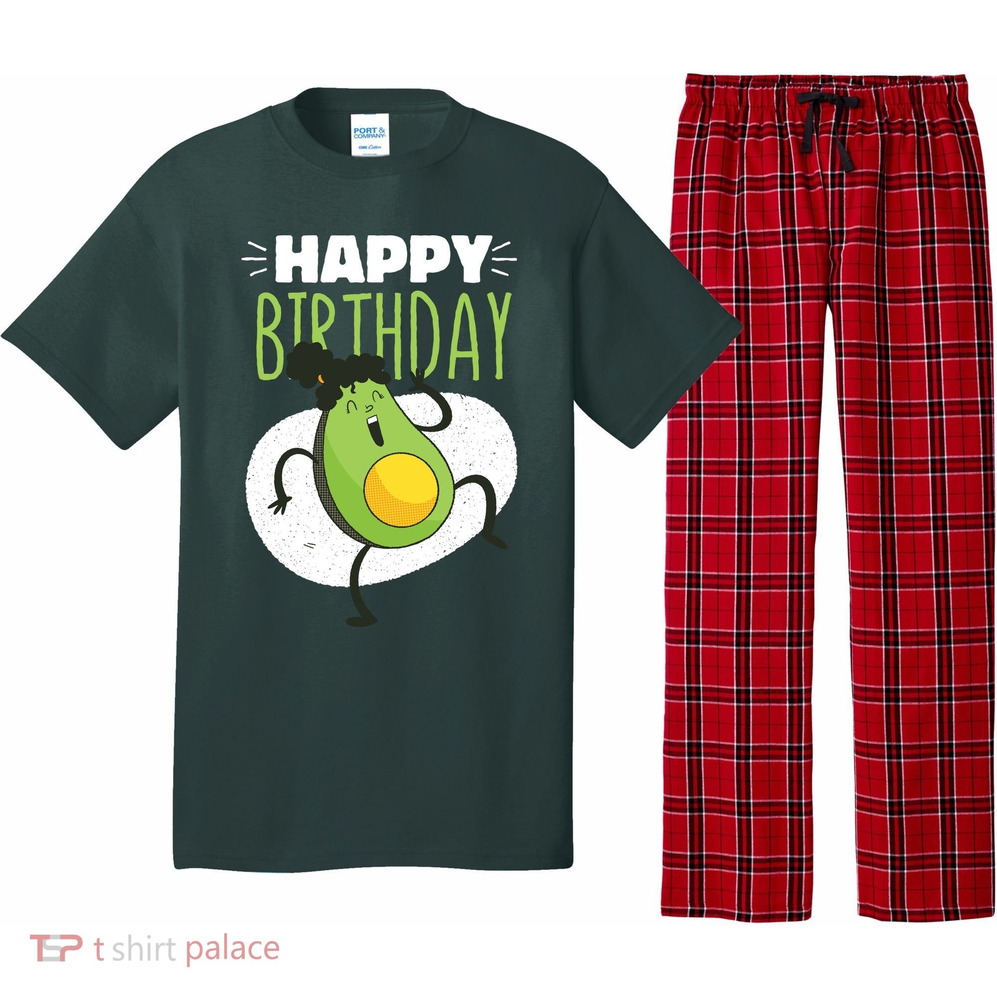 Avocado Happy Birthday Pajama Set