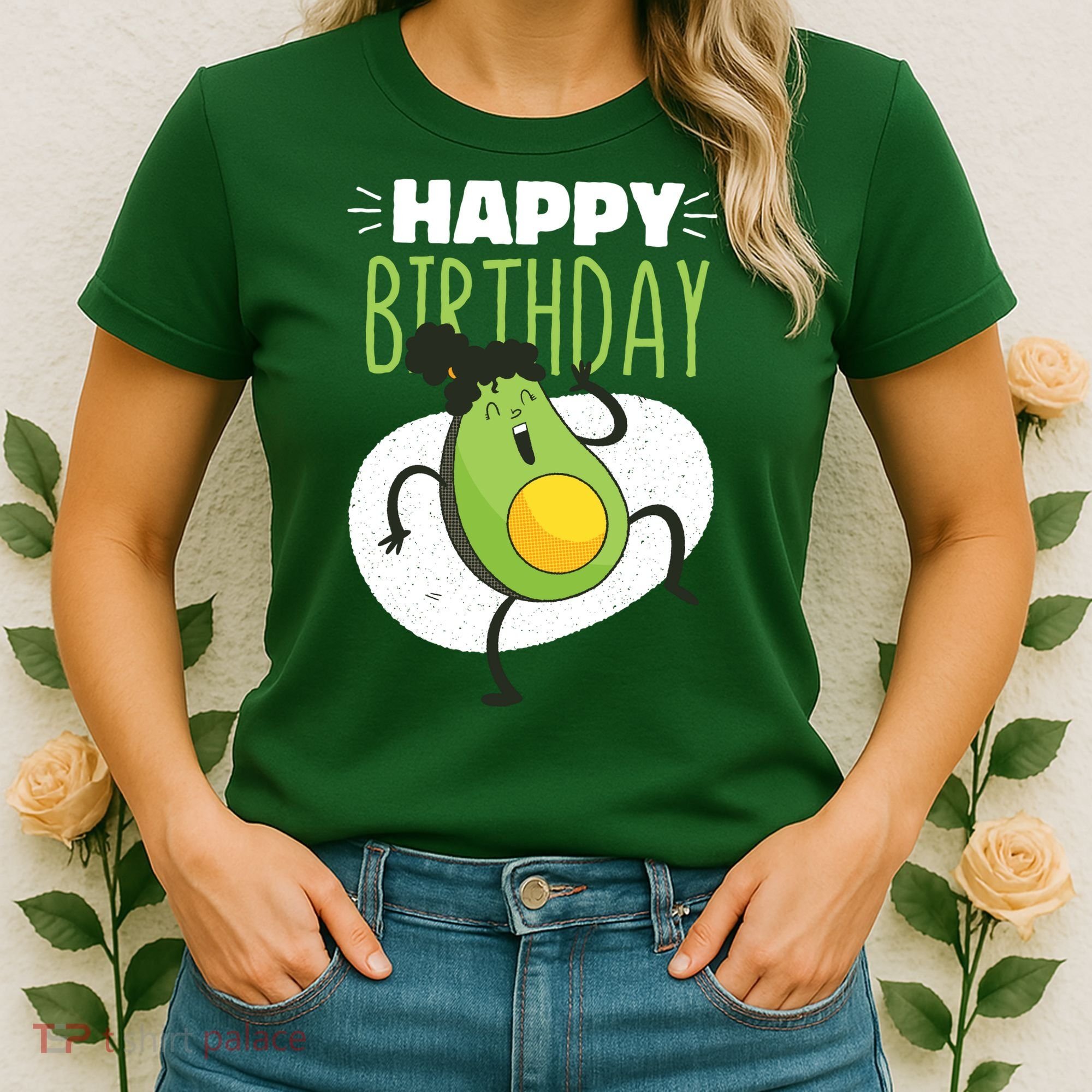 Avocado Happy Birthday Women's T-Shirt