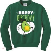 Avocado Happy Birthday Kids Sweatshirt thumb 0