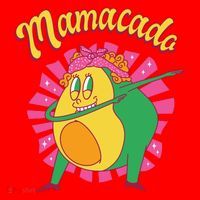 Avocado Mama Santa Hat thumb 1