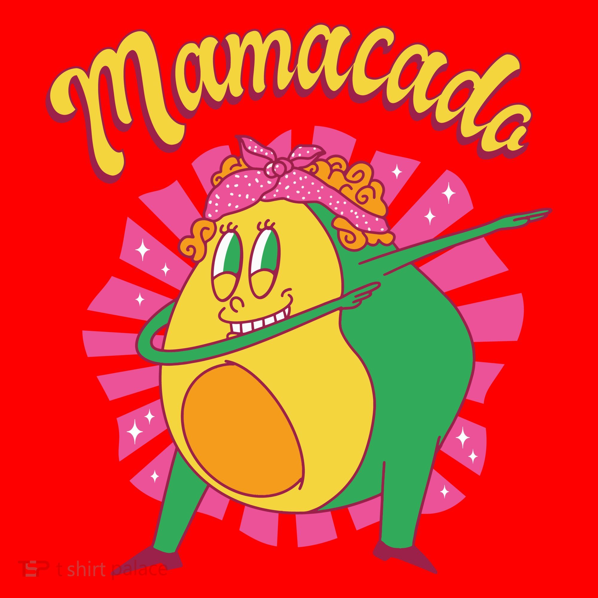 Avocado Mama Santa Hat
