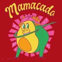 Avocado Mama Christmas Stocking thumb 1