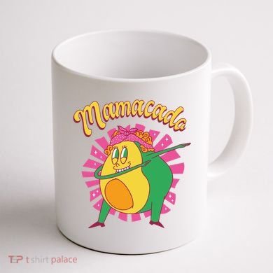 Avocado Mama Coffee Mug back