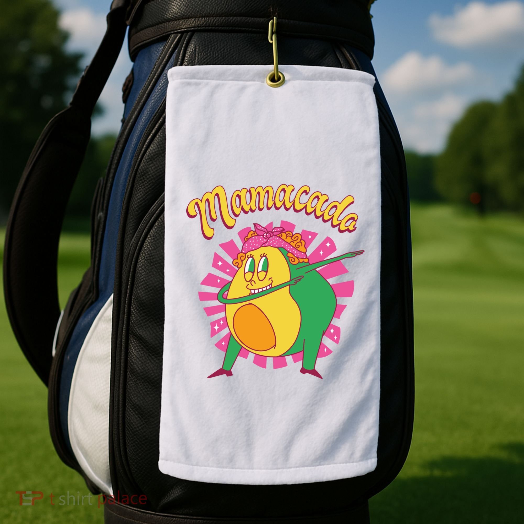 Avocado Mama Golf Towel