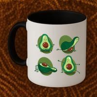 Avocado Yoga Coffee Mug thumb 2